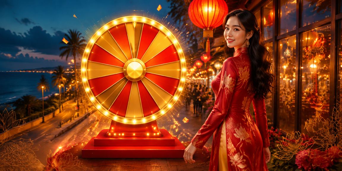 Không khí chợ đêm Mũi Né với người dùng thử vận may qua trò chơi mới